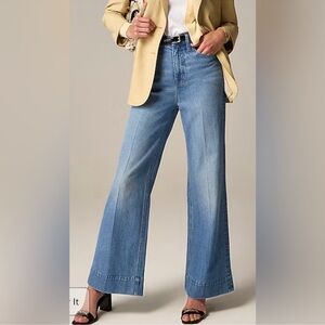 J. Crew Wide Leg Trouser Jeans